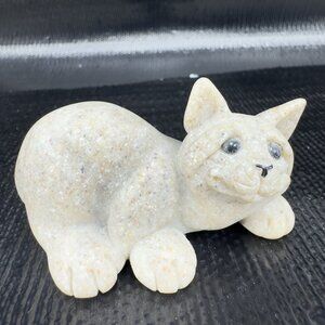 Vintage Quarry Critters Cameron Cat Figurine 2000 by Second Nature Design Figure